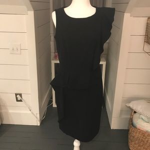 Asymmetrical Ruffle Dress